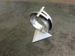 zilver, gedeeltelijk gezwart